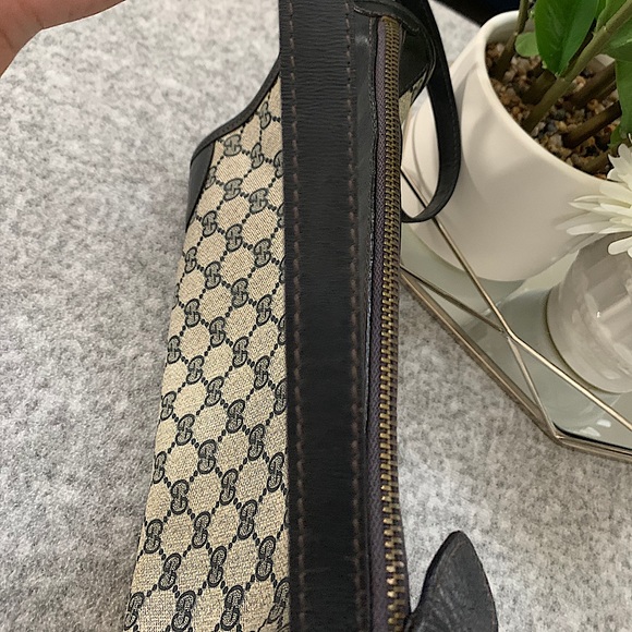 GUCCI Shoulder Bag vintage GG Supreme Navy blue - Picture 8 of 15